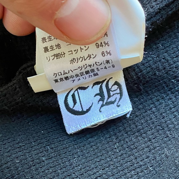 Vintage Chrome Hearts thermal lined zip up hoodie - Picture 8 of 8